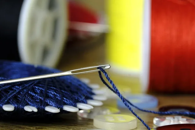 needle, sewing needle, needle eye, nadelohr, sew, thread, yarn, wool, buttons, handwork, tailoring, sewing supplies. A weekend practice plan for hems, buttons and split seams