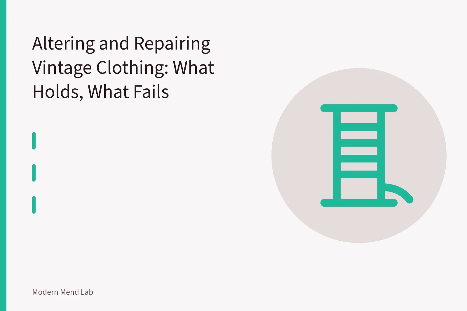 Tape measure laid flat across the chest of a vintage garment. Altering and Repairing Vintage Clothing: What Holds, What Fails