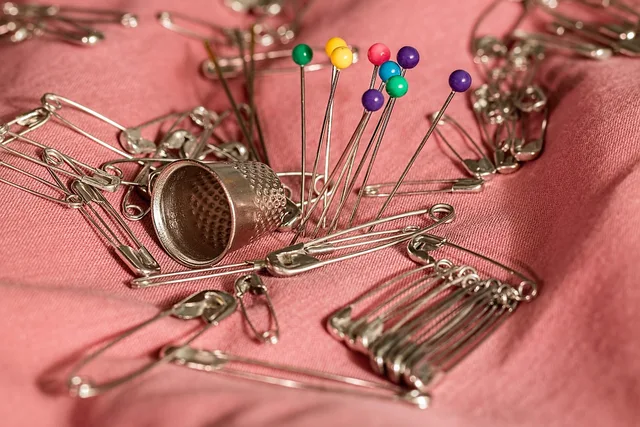 sewing, thimble, pins, safety pins, needle, mending, repair, haberdashery, prick, sewing, sewing, sewing, sewing, sewing, pins, needle. Altering and Repairing Vintage Clothing: What Holds, What Fails
