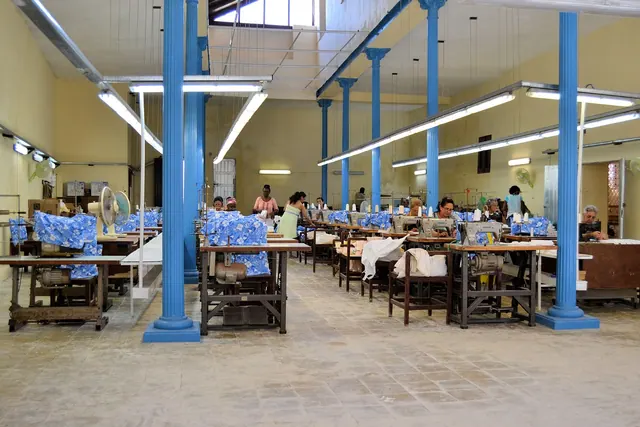 havana, cuba, sewing factory, work, clothing, sewing factory, sewing factory, sewing factory, sewing factory, sewing factory