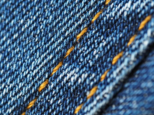 jeans, denim, blue, seam, material, hd wallpaper, desktop backgrounds, macro, close up. Denim Repair Methods: How the Fabric Changes the Repair