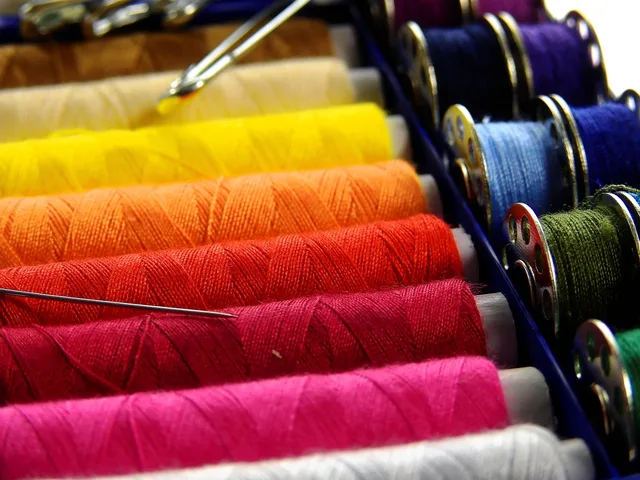 yarn, thread, sew, thread spool, multicoloured, sewing thread, twisted, haberdashery, fashion, design, thread roll, role, needlework, schneider, craft, coil, sewing supplies, sewing accessories, sewing kits, fadenrollen, tailoring, yarn, yarn, yarn, yarn, thread, thread, thread, thread, thread, sewing thread, craft, craft, tailoring, tailoring. How St. John's menders work around distance and craft traditions