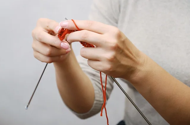 knitting, knitting needles, human, hands, diagonally, knit, wool, craft, finger, interlacing, intertwine, entwining, looping, crochet, macro, textile, needle, long needles, thread, yarn, lifestyles, hobbies, skill, knitting, knitting, knitting needles, crochet, crochet, crochet, crochet, crochet. Buying sweater mending supplies first, and what can wait